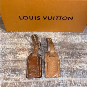 2 Small Louis Vuitton Luggage Name Tags